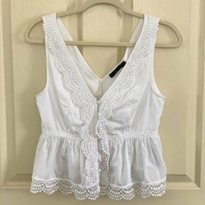 Abercrombie & Fitch peplum tank